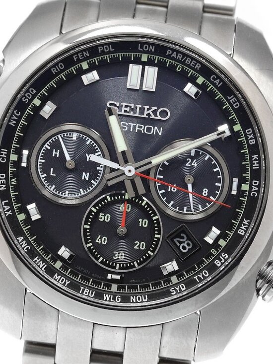 SEIKO Astron Origin SBXY027/8B92-0BB0 Solar Powered Radio Men\'s Watch_973072 main image 4
